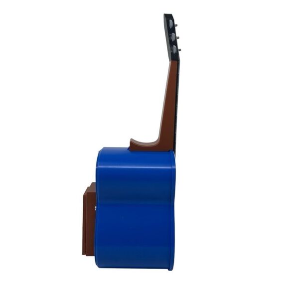 Classical Guitar Birdhouse Bright Blue Brown with Removable Back Unique 3D Print - Picture 10 of 12